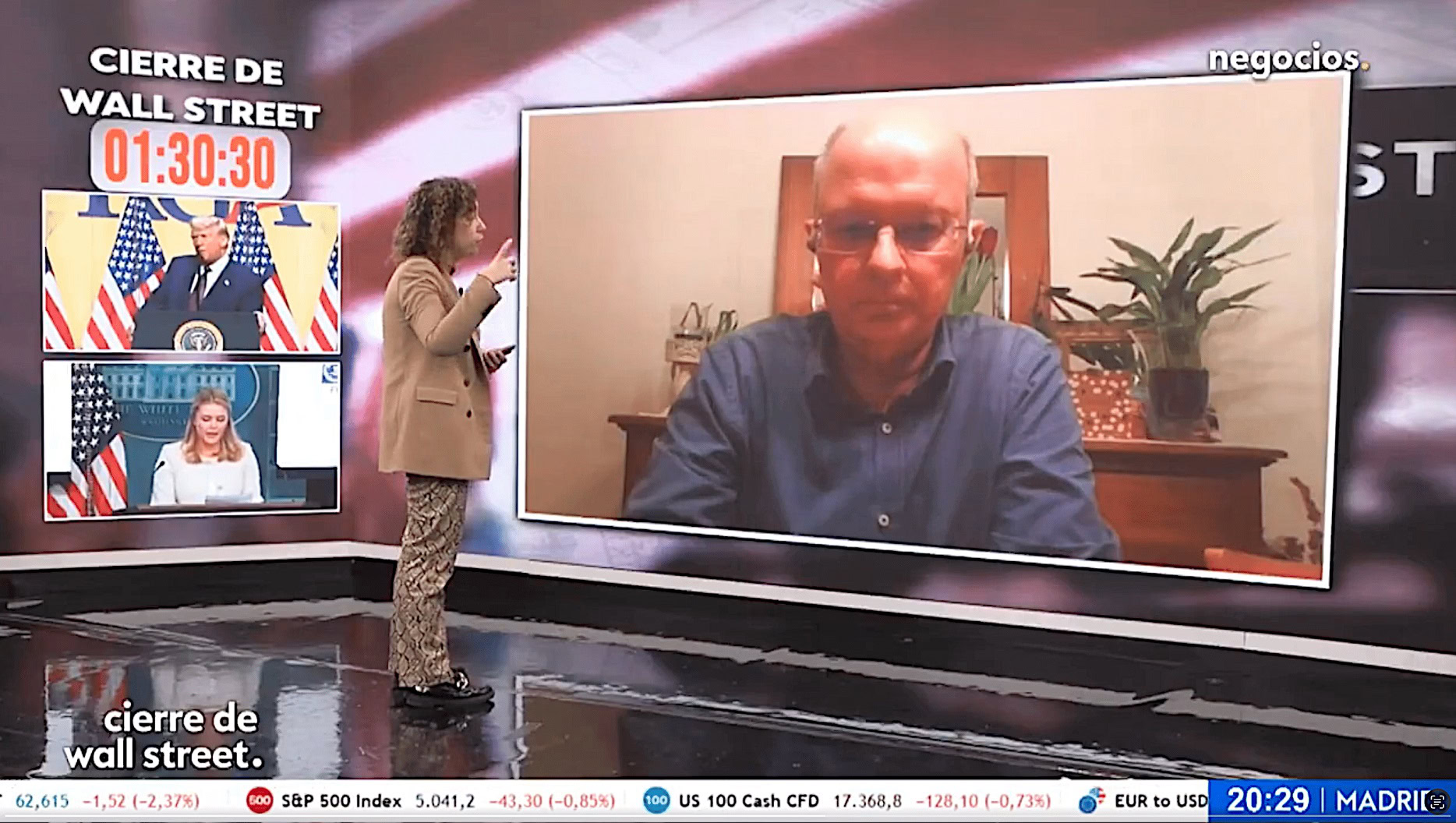 Jan Jonckheere en Negocios TV en colaboración con OBS