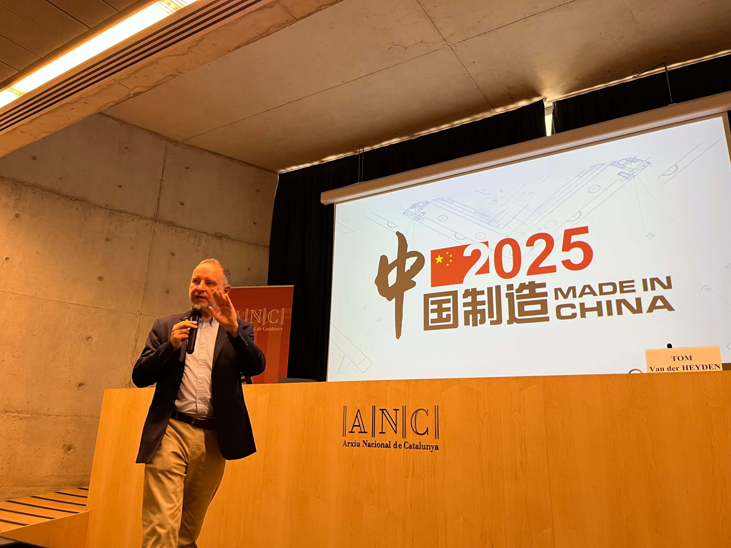 Lecture in Sant Cugat, Barcelona, on the rivalry between China and the US