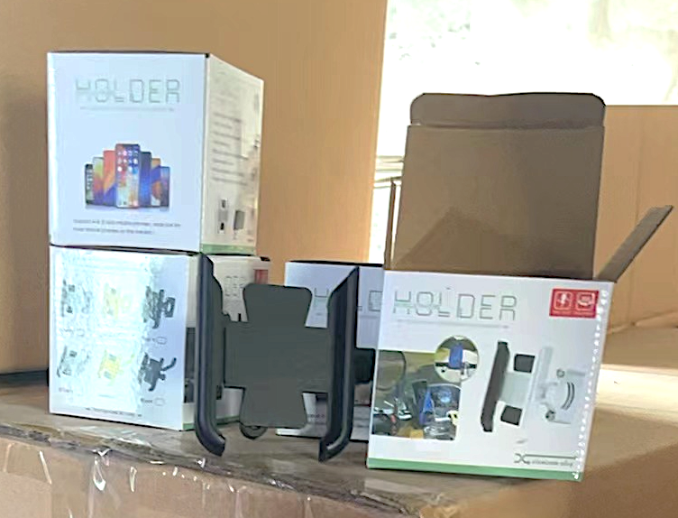 Production, inspection and delivery of mobile phone supports for electric scooters